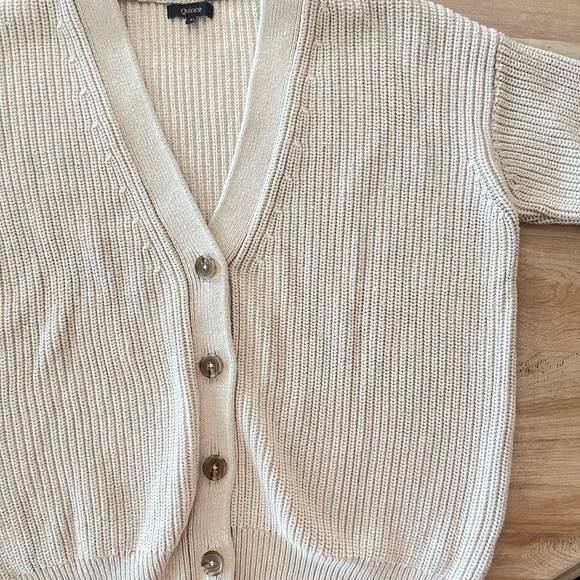 Quince Oversized Boyfriend Cardigan - Picture 9 of 10